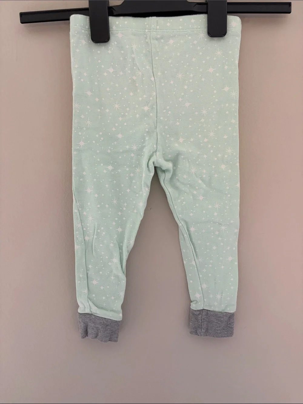 Honest Baby Green Star Long Sleeve Kids Pajama Set 24M